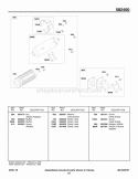 Muffler Adapter Diagram and Parts List for 582447-0476-E2  Briggs and Stratton Engine